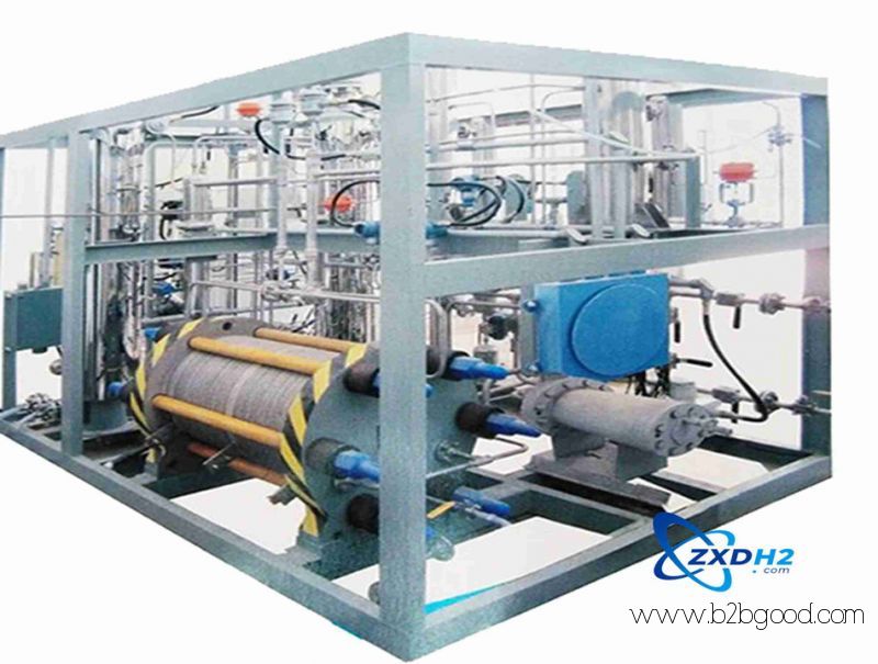 Hydrogen production equipment by water electrolysis for power plant