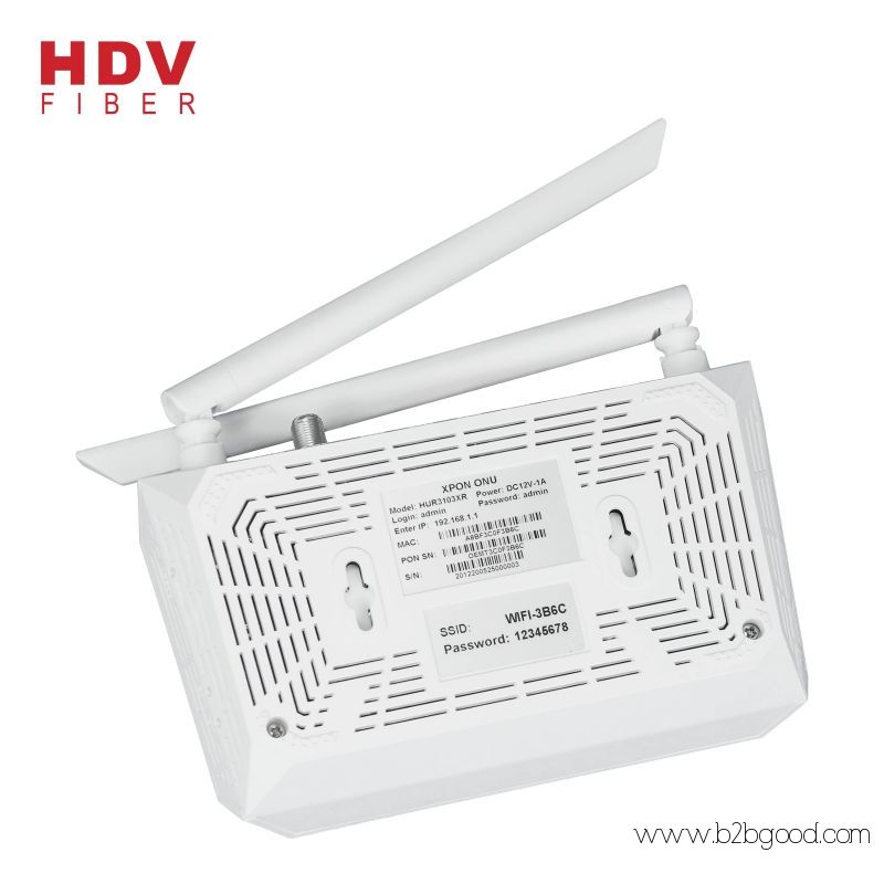 XPON использует домашний шлюз 1G3F кабельное телевидение WIFI Gpon и Epon ONU с двумя антеннами