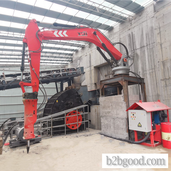 Multi-Functional Fixed Hydraulic Breaker Hammer for Mining